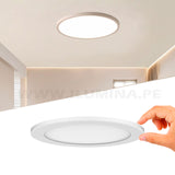 PANEL LED TRICOLOR POLICARBONATO SÚPER SLIM 18W - 30K 40K 65K