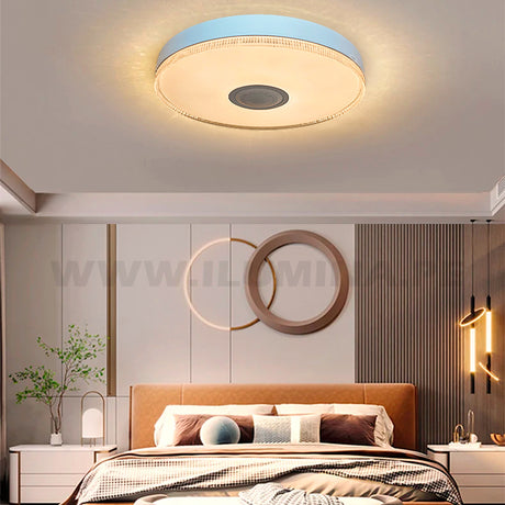 PLAFÓN LED 36W PATRICIA WHITE PARLANTE BLUETOOTH + CONTROL REMOTO