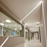 PACK X 10 - PERFIL DE ALUMINIO 3.00MTS ADOSABLE PARA CINTA LED