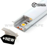 PERFIL DE ALUMINIO 3.00MTS EMPOTRABLE PARA CINTA LED