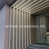 PERFIL DE ALUMINIO PARA ADOSAR 3.00 METROS EN MUEBLES DE MELAMINE O EN DRYWALL PARA CINTA LED  PARA LOCALES COMERCIALES. CINTAS LED PARA BOUTIQUE. CINTAS LED PARA ZAPATILLEROS. ILUMINACION LED TIPO PERFIL PARA LOBBYS DE OFICINAS EDIFICIOS Y HOTELES.