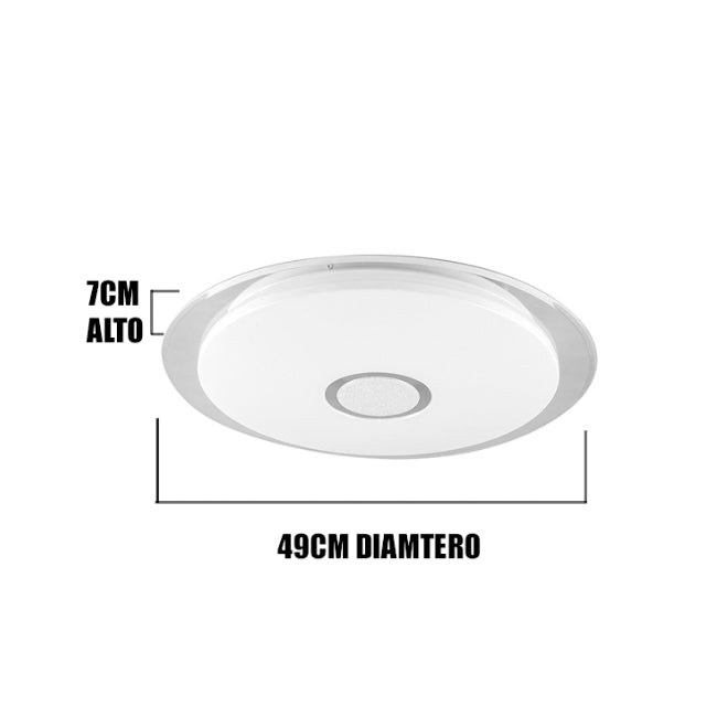 PLAFÓN LED 36W 19014 GY + CONTROL REMOTO