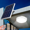 PLAFON LED SOLAR TRICOLOR 48W IP65 + PANEL SOLAR + CONTROL REMOTO TRILUZ 30K 40K 60K