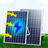 PLAFON LED SOLAR TRICOLOR 36W IP65 + PANEL SOLAR + CONTROL REMOTO TRILUZ 30K 40K 60K