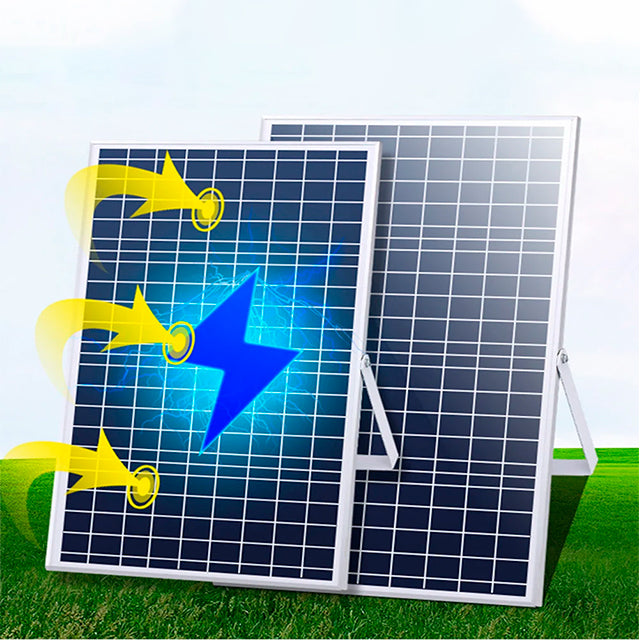 PLAFON LED SOLAR TRICOLOR 48W IP65 + PANEL SOLAR + CONTROL REMOTO TRILUZ 30K 40K 60K