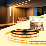 SET COMPLETO - CINTA LED FLEX 55W LUZ CÁLIDA 2700K SMD2835 - 5MTS MARCA ILUMINA + TRANSFORMADOR 100W