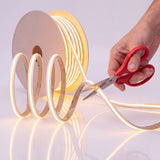 POR METROS CINTA LED COB 220V LUZ CÁLIDA IP66 SIN CONECTOR