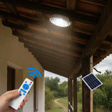 PLAFÓN LED TRICOLOR 36W IP65 + PANEL SOLAR + CONTROL REMOTO