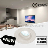 SET COMPLETO - SPOT EMPOTRABLE RECESADO MARIANA CON DICROICO LED 6W LUZ BLANCA 6000K