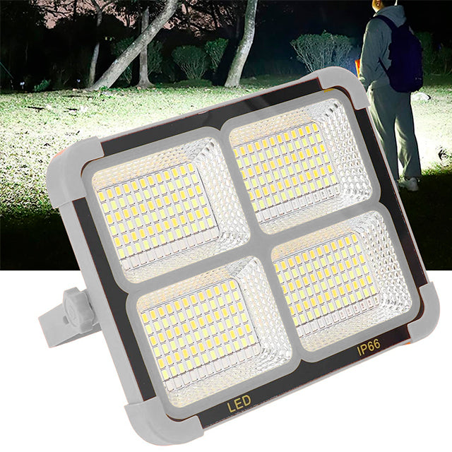 REFLECTOR LED 500W PORTÁTIL CON PANEL TRICOLOR LED + RGB MULTICOLOR