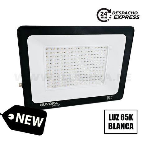 REFLECTOR PROFESSIONAL SÚPER SLIM LED SMD 200W LUZ BLANCA 6500K