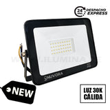 REFLECTOR PROFESSIONAL SÚPER SLIM LED SMD 30W LUZ CÁLIDA 3000K