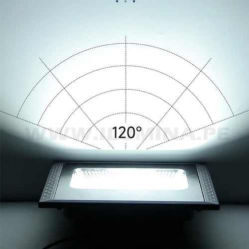 REFLECTOR LED 200W + PANEL SOLAR LUZ CÁLIDA 3000K + CONTROL REMOTO