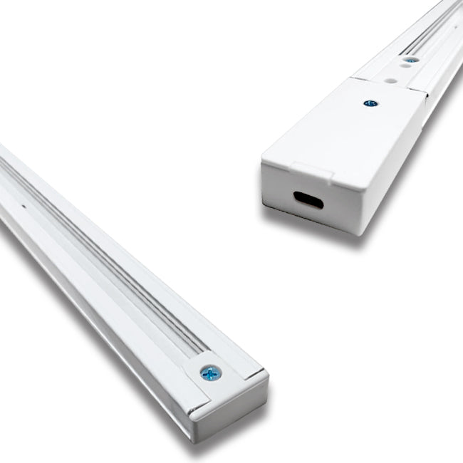 RIEL DE ALUMINIO PROFESIONAL 1.00 METROS BLANCO - PESADO NVR