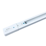 RIEL DE ALUMINIO PROFESIONAL 2.00 METROS BLANCO - PESADO NVR