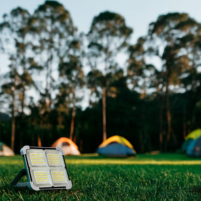 REFLECTOR SOLAR LED 500W PORTÁTIL RGB MULTICOLOR