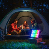 REFLECTOR SOLAR LED 500W PORTÁTIL RGB MULTICOLOR