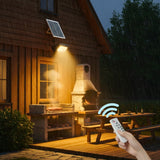 REFLECTOR LED 100W LUZ CÁLIDA + PANEL SOLAR + CONTROL REMOTO