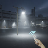 REFLECTOR LED 100W LUZ BLANCA + PANEL SOLAR + CONTROL REMOTO