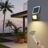 REFLECTOR LED 60W LUZ CÁLIDA + PANEL SOLAR + CONTROL REMOTO