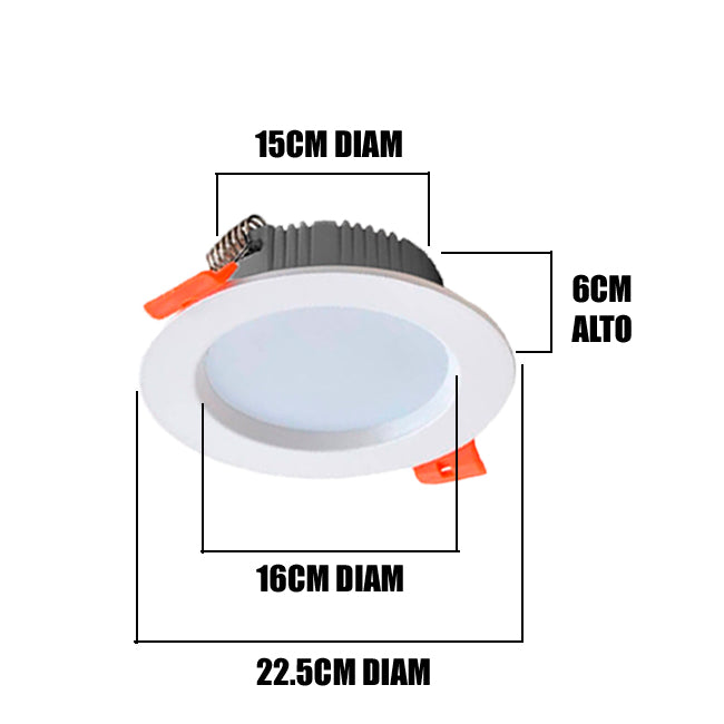 SPOT DOWNLIGHT LED 35W EMPOTRABLE 4000K LUZ INTERMEDIA