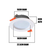 SPOT DOWNLIGHT LED 35W EMPOTRABLE 4000K LUZ INTERMEDIA