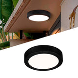 PANEL NEGRO LED CIRCULAR 18W ADOSABLE SIMPLE LUZ CÁLIDA 3000K - ILUMINA