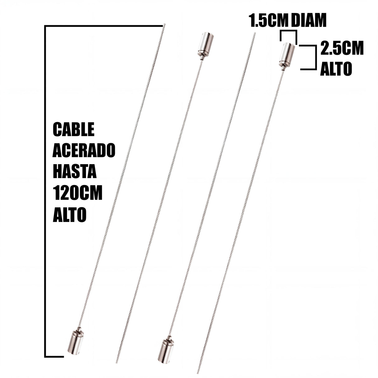 SET X2 ACCESORIO COLGANTE PARA LÁMPARA HEXAGONAL LED