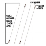 SET X2 ACCESORIO COLGANTE PARA LÁMPARA HEXAGONAL LED