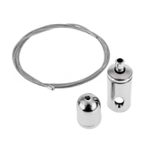 SET X 04 ACCESORIOS CABLE ACERADO PARA LÁMPARAS COLGANTES ECOLAMPS