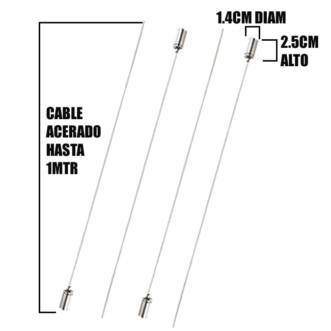 SET ACCESORIO COLGANTE PARA LÁMPARA HEXAGONAL LED