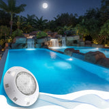 SPOT SUMERGIBLE LED 45W ACUÁTICO PARA PISCINAS LUZ BLANCA 6500K - 12 VOLTIOS