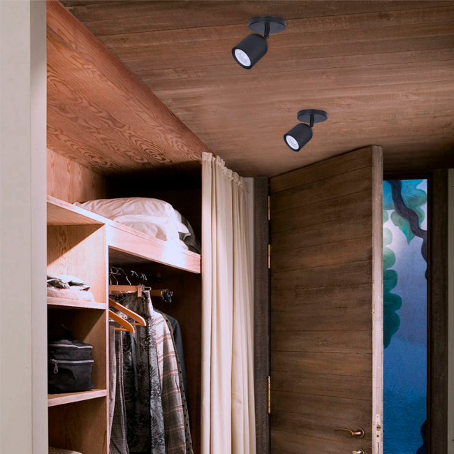 SPOT ADOSABLE ANNIA BLACK GU10 ADS