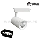 SPOT DE RIEL ROXY 12W LED LUZ CÁLIDA 3000K COLOR BLANCO