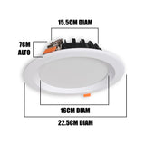 SPOT DOWNLIGHT LED 45W EMPOTRABLE 4000K LUZ INTERMEDIA MARCA ADS