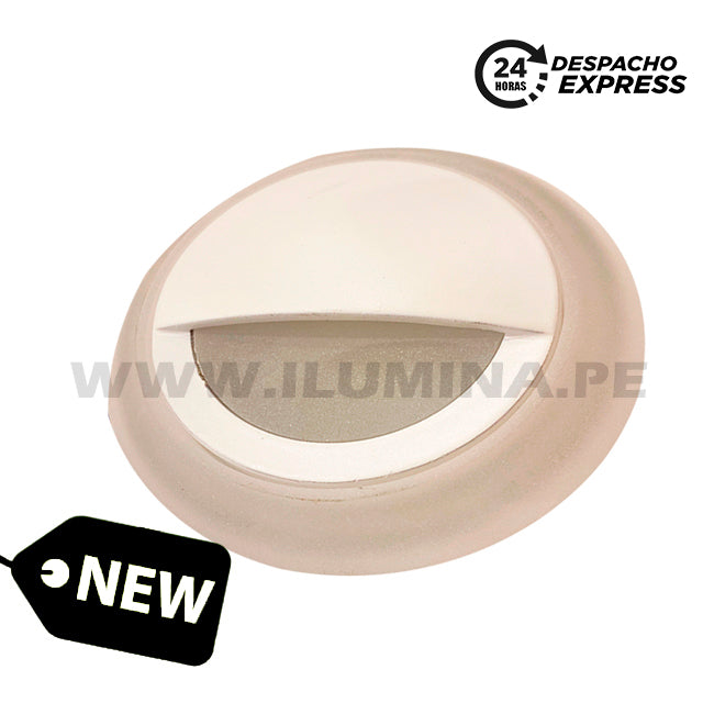 SPOT EMPOTRABLE DE PISO 3W LUCIANA LED LUZ BLANCA 6000K