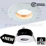 SET COMPLETO - SPOT HERMÉTICO PARA DUCHAS 6W LED BLANCO