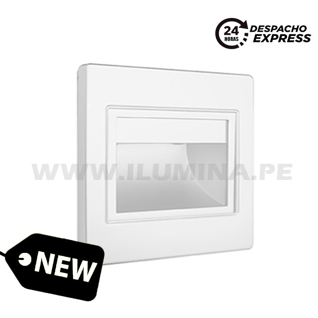 SPOT LUZ GUÍA DE PASO DE ESCALERA BLANCO SÚPER SLIM LED 5W