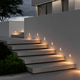 SPOT LUZ GUÍA DE PASO RENATA LED ASIMÉTRICO 3W CUADRADO BLANCO CON SENSOR DE MOVIMIENTO LUZ CÁLIDA