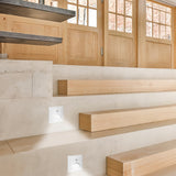 SPOT LUZ GUÍA DE PASO RENATA LED ASIMÉTRICO 3W CUADRADO BLANCO CON SENSOR DE MOVIMIENTO LUZ CÁLIDA