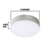 PANEL BLANCO LED CIRCULAR 36W ADOSABLE SURFACE LUZ INTERMEDIA 4000K - ILUMINA