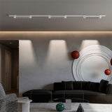 SPOT LED GRILLA WHITE PARA RIEL 20W 10LEDS  LUZ CÁLIDA