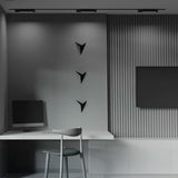 SPOT LED GRILLA BLACK PARA RIEL 20W 10LEDS LUZ CÁLIDA