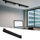 SPOT LED GRILLA BLACK PARA RIEL 20W 10LEDS LUZ BLANCA