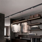 SPOT LED GRILLA BLACK PARA RIEL 30W 15LEDS LUZ CÁLIDA