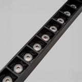 SPOT LED GRILLA BLACK PARA RIEL 30W 15LEDS LUZ CÁLIDA