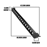 SPOT LED GRILLA BLACK PARA RIEL 30W 15LEDS LUZ CÁLIDA