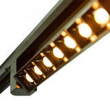 SPOT LED GRILLA BLACK PARA RIEL 30W 15LEDS LUZ CÁLIDA