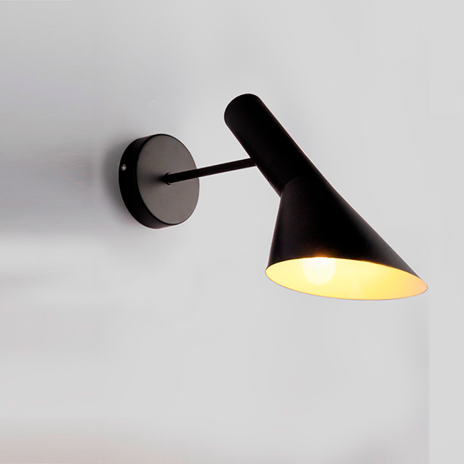 LÁMPARA DE PARED INTERIOR ARNEL BLACK