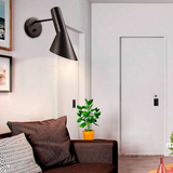 LÁMPARA DE PARED INTERIOR ARNEL BLACK